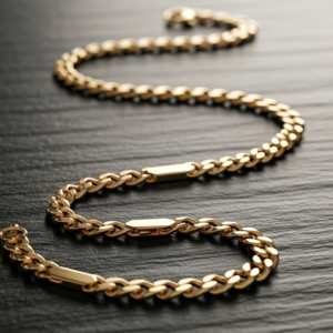 The "Essential" Solid Gold Figaro Chain (3mm) (Replica)