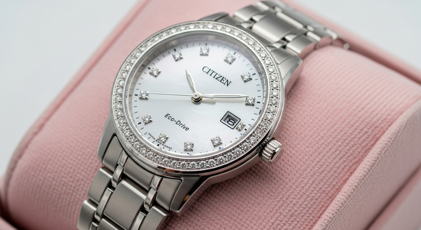 Women's Citizen Eco-Drive Corso Diamond Watch (Replica)