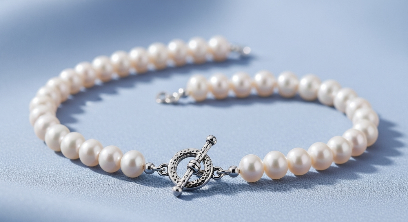 The "Grace" Freshwater Pearl Bracelet (Replica)